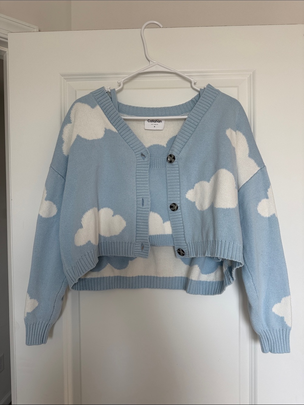Callahan cloud cardigan and cami